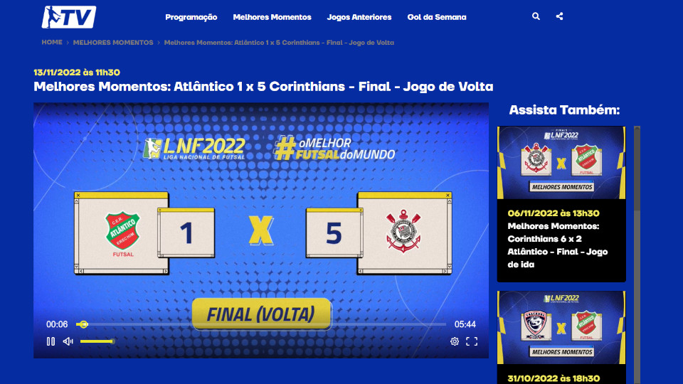 NSports - Jogos Anteriores